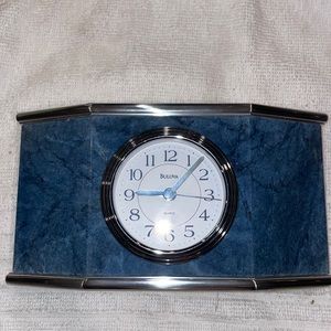 Bulova Marble Alarm Clock